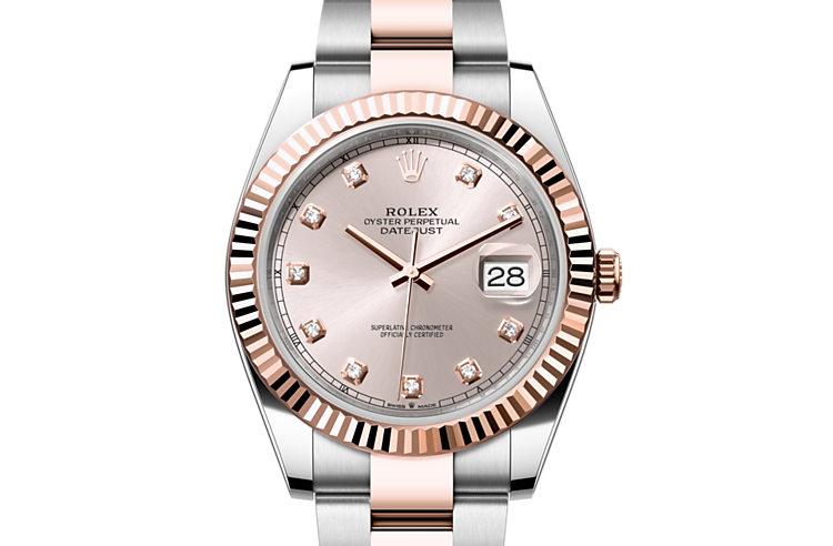Datejust 41 oystersteel and everose gold top