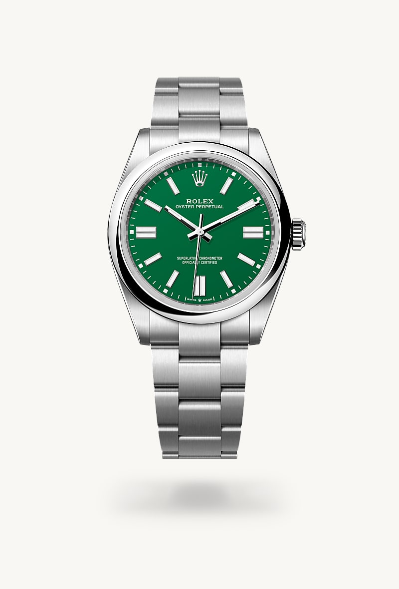 rolex Oyster Perpetual in Oystersteel, M134300-0004 - Maison Birks