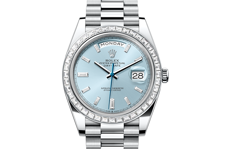 Rolex Day Date in Platinum m228396tbr 0002 Maison Birks