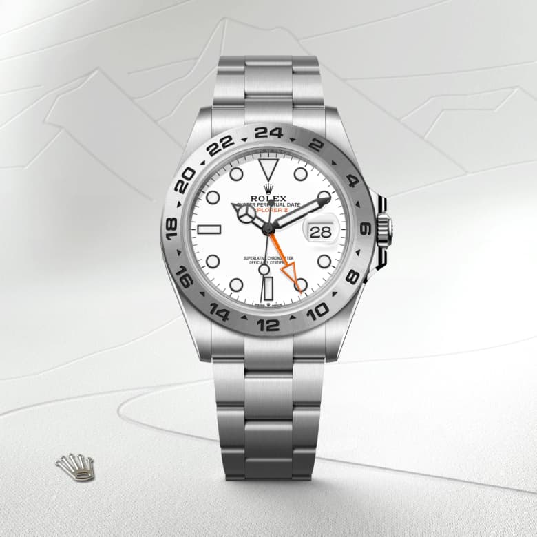 rolex Explorer en acier Oystersteel, M226570-0001 - Maison Birks