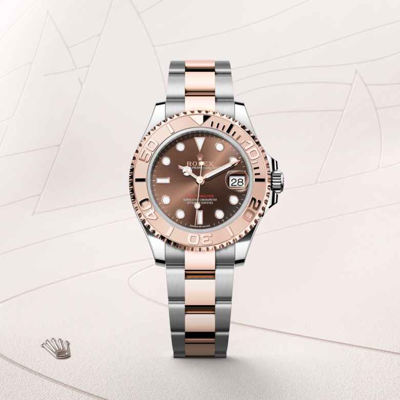 Rolex Yacht-Master 37 in Everose Rolesor, M268621-0003 - Maison Birks