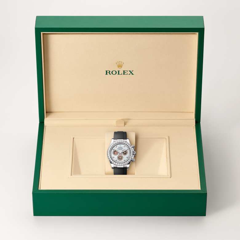 rolex Cosmograph Daytona in 18 ct white gold, M126589RBR-0001 - Maison Birks
