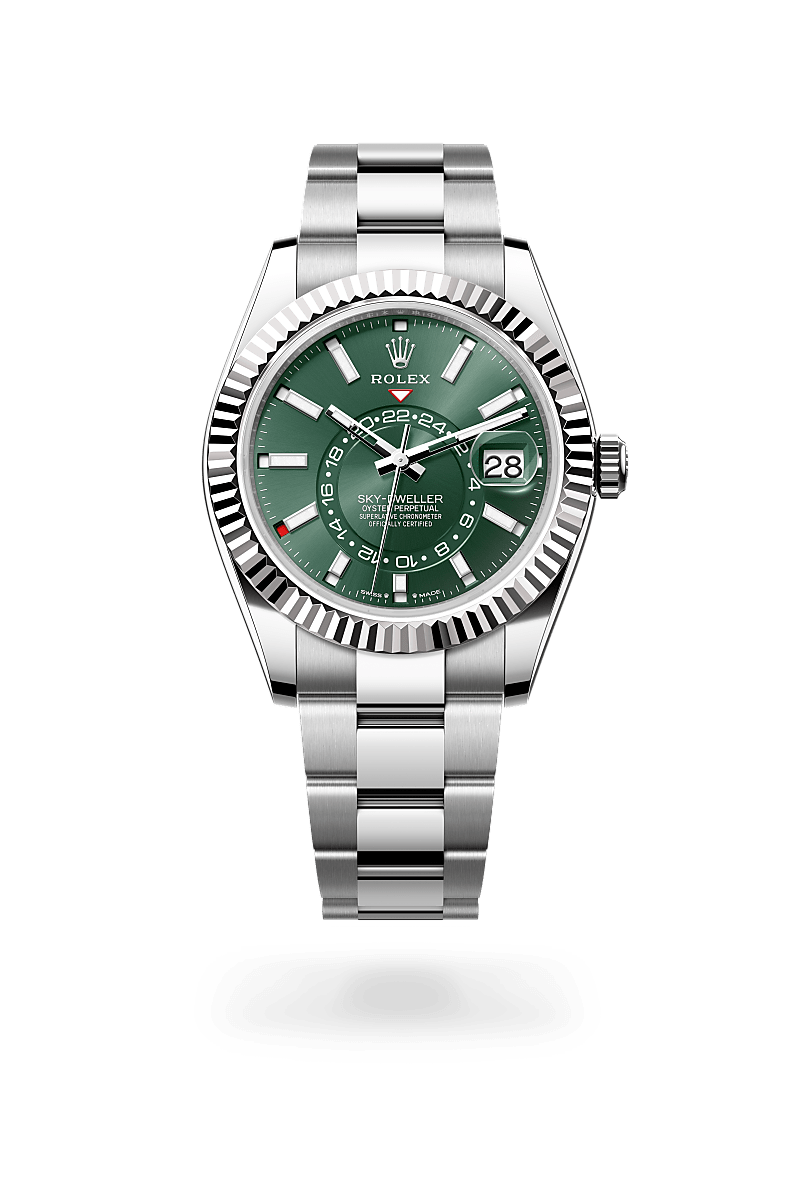 rolex Sky-Dweller en Rolesor gris, M336934-0001 - Maison Birks