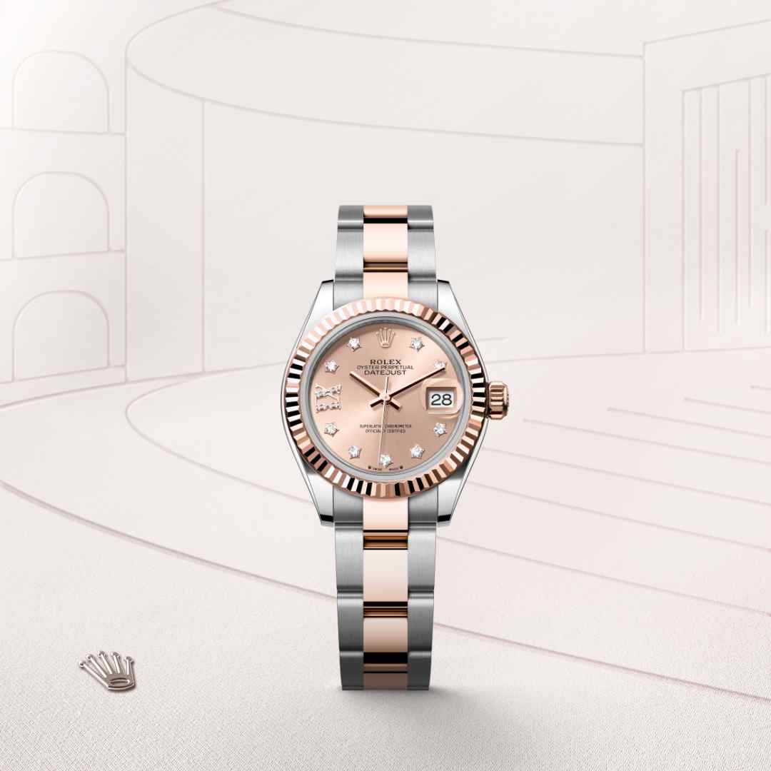 rolex Lady-Datejust in 18 ct Everose gold, M279171-0028 - Maison Birks