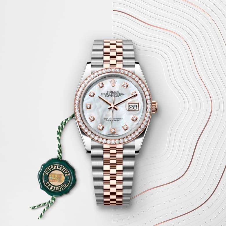 rolex Datejust en Rolesor Everose, M126281RBR-0009 - Maison Birks