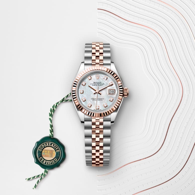rolex Lady-Datejust in Everose Rolesor, M279171-0013 - Maison Birks