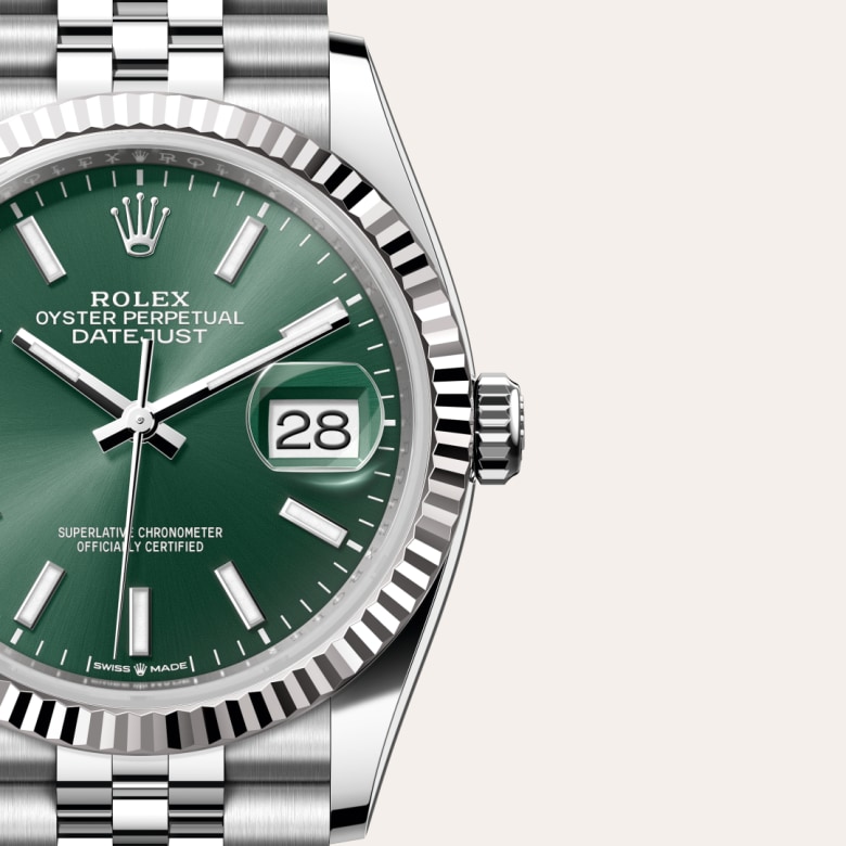 rolex Datejust en Rolesor gris, M126234-0051 - Maison Birks