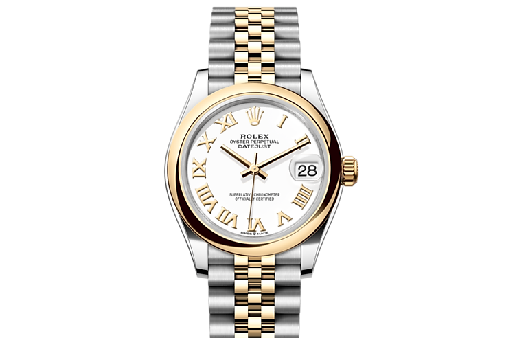 Rolex datejust half gold online