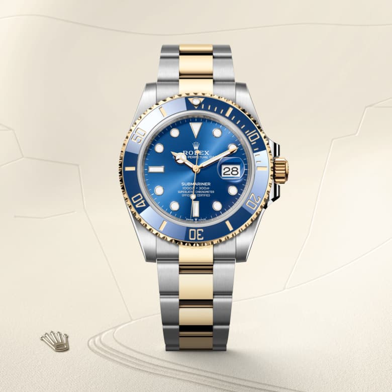 Rolex Submariner en Rolesor jaune, M126613LB-0002 - Maison Birks