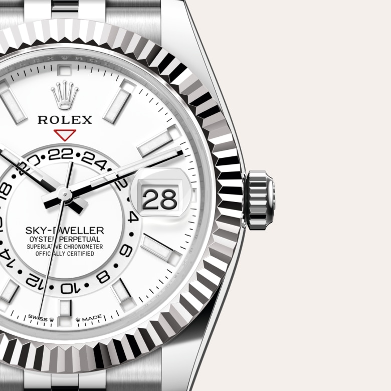 rolex Sky-Dweller in White Rolesor, M336934-0004- Maison Birks
