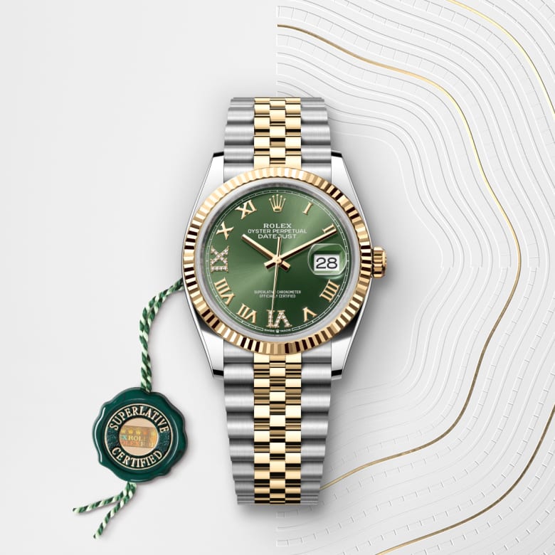 rolex Datejust en Rolesor jaune, M126233-0025 - Maison Birks