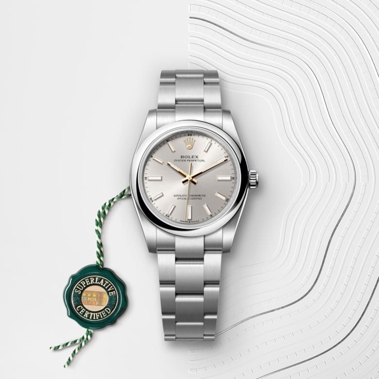 rolex Oyster Perpetual en acier Oystersteel, M124200-0001 - Maison Birks