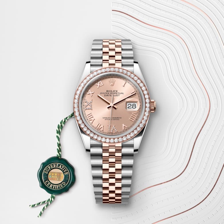 rolex Datejust en Rolesor Everose, M126281RBR-0015 - Maison Birks