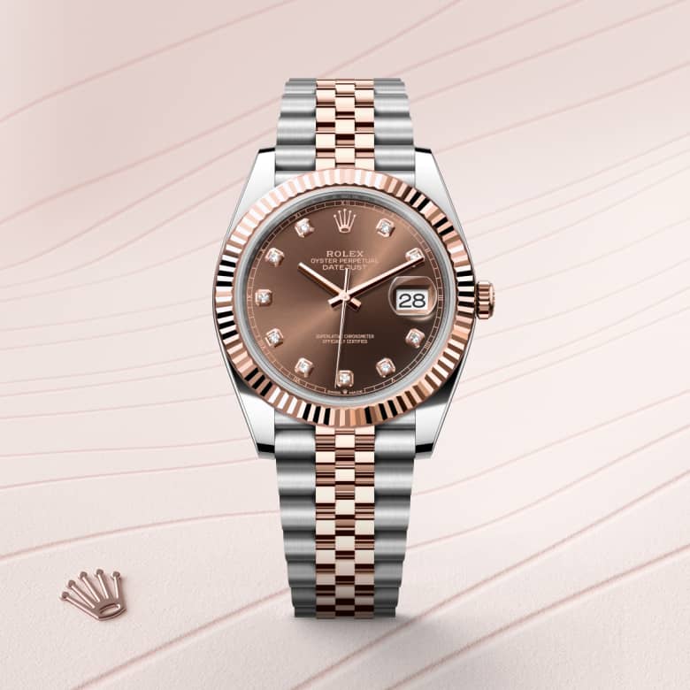 rolex Datejust en Everose Rolesor, M126331-0004 - Maison Birks