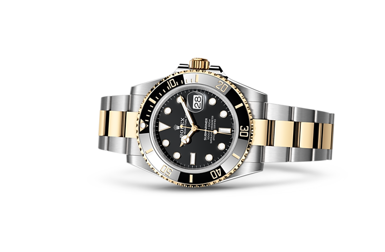 Montres Rolex Submariner en Acier Oystersteel et or m126613ln