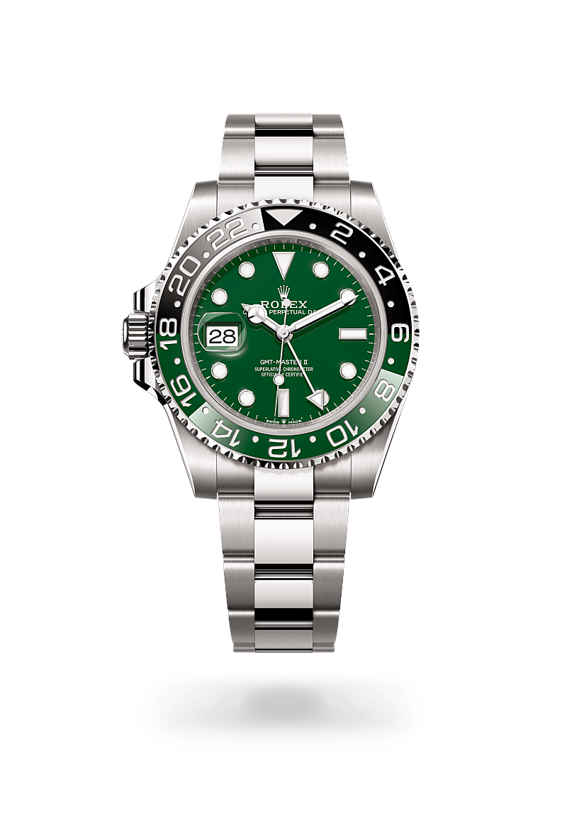 時計 RXW UTC-MASTER SOLID PERPETUAL DATE GMT Rolex GMT-Master II in 18 ct white gold, M126729VTNR-0001