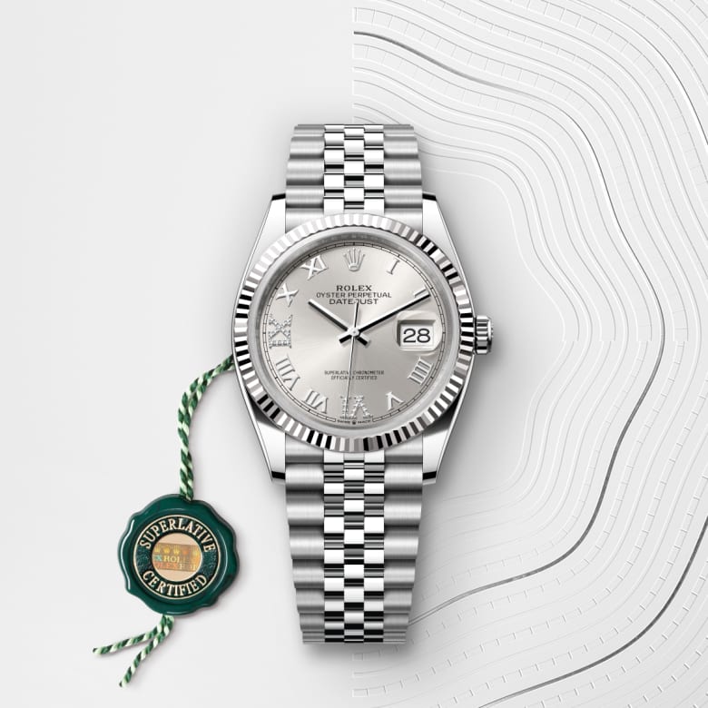 rolex Datejust en Rolesor gris, M126234-0029 - Maison Birks
