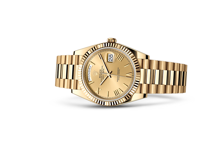 How much gold outlet is in a rolex