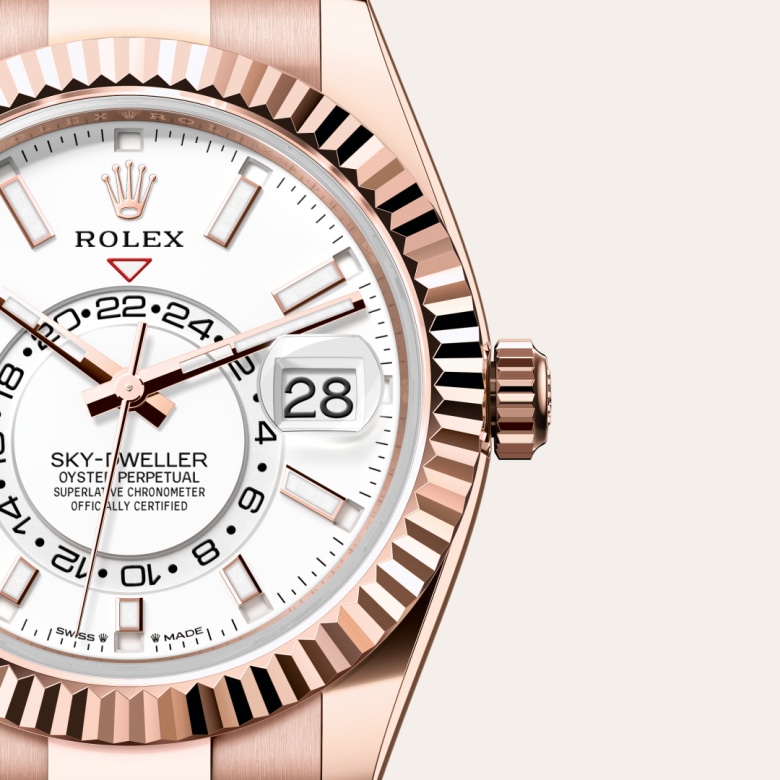 rolex Sky-Dweller en Or Everose 18&nbsp;ct, M336935-0003 - Maison Birks