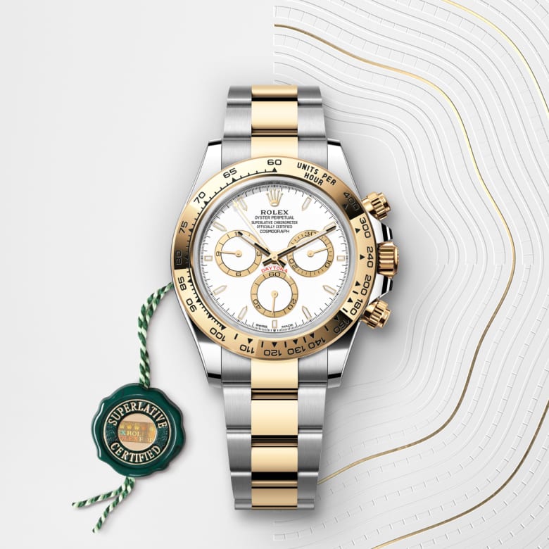 rolex Cosmograph Daytona in Yellow Rolesor, M126503-0001 - Maison Birks