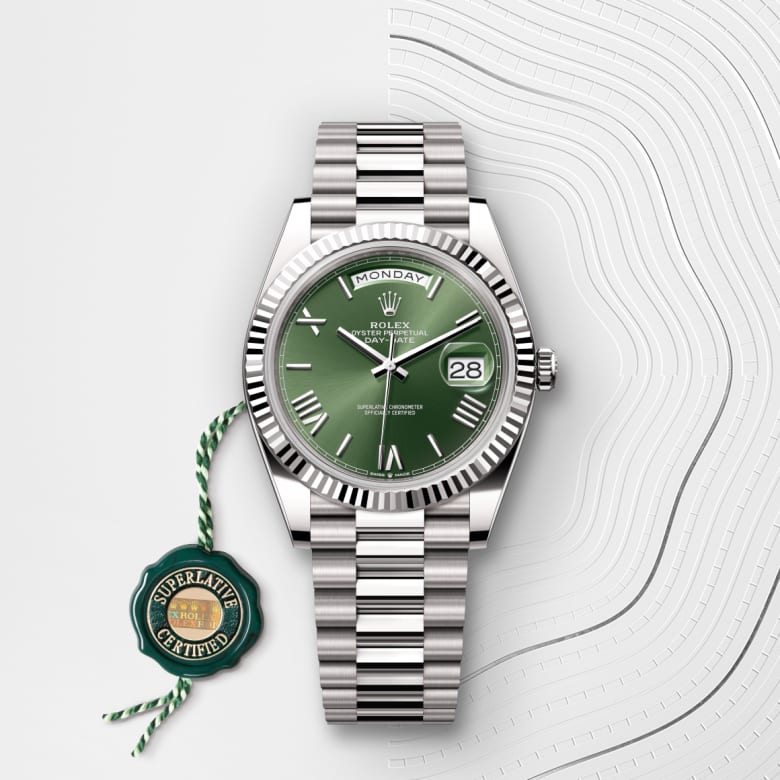 rolex Day-Date en Or gris 18 ct, M228239-0033 - Maison Birks