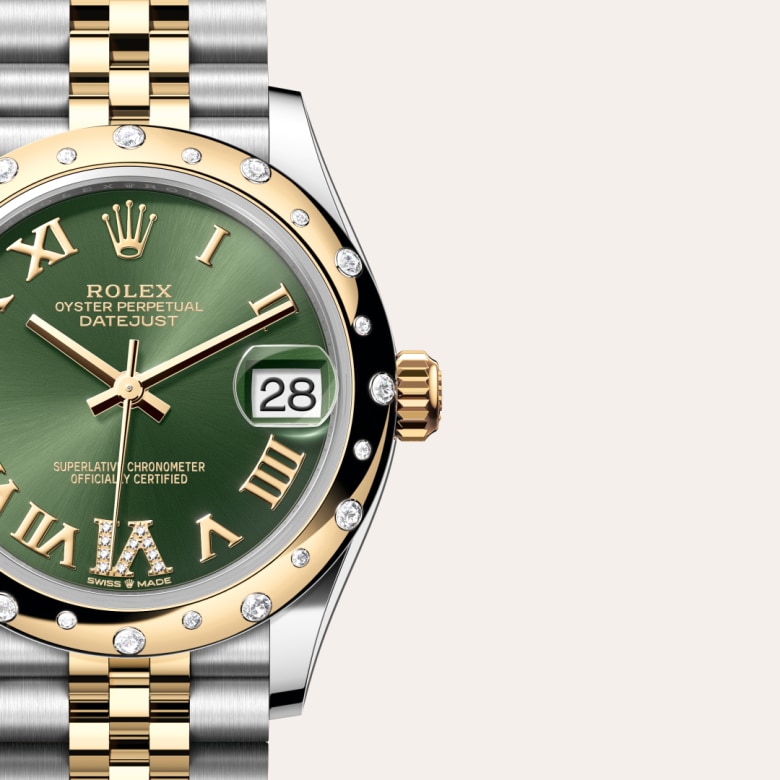 rolex Datejust en Rolesor jaune, M278343RBR-0016 - Maison Birks