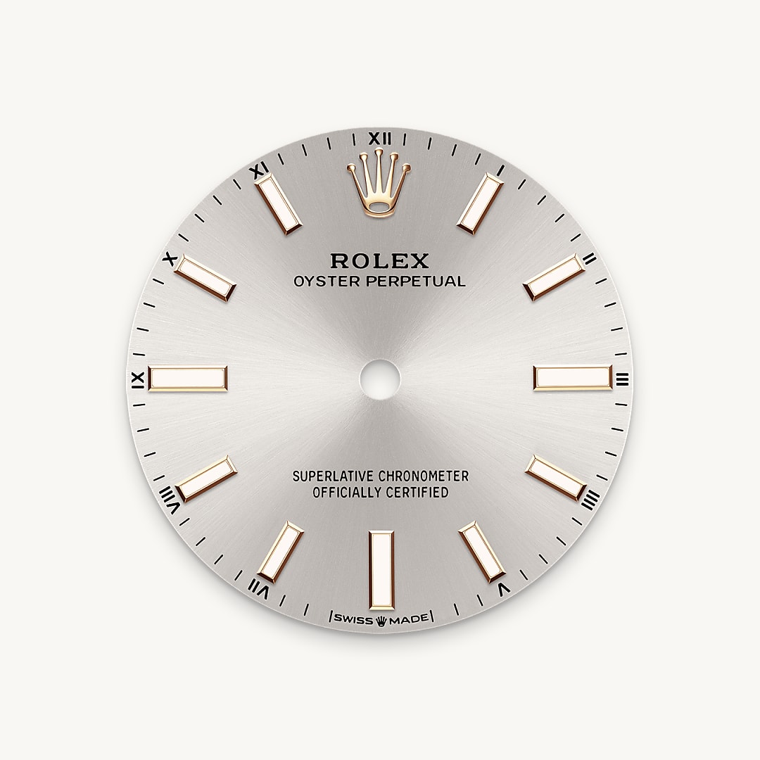 Cadran argent&eacute;