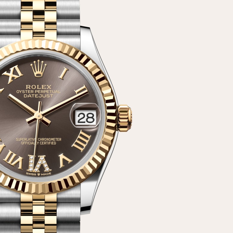 rolex Datejust en Rolesor jaune, M278273-0018 - Maison Birks