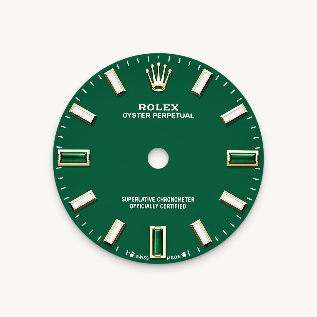 Green stone dial