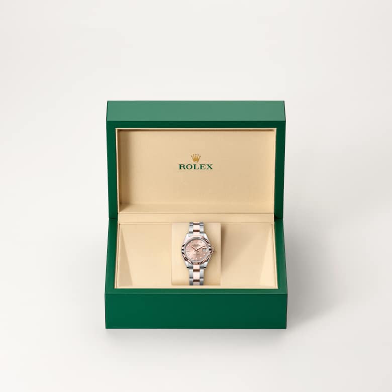 rolex Lady-Datejust in 18 ct Everose gold, M279171-0028 - Maison Birks