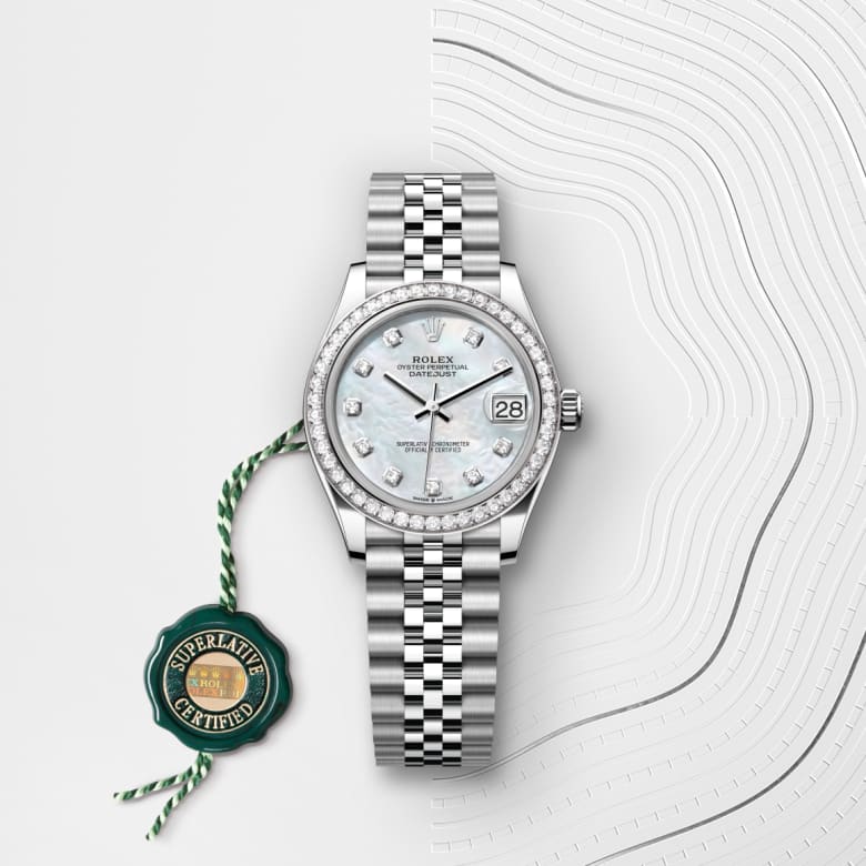 rolex Datejust en Rolesor gris, M278384RBR-0008 - Maison Birks