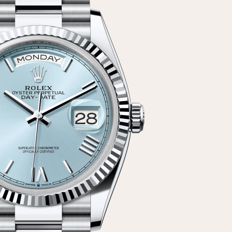 rolex Day-Date en Platine, M128236-0018 - Maison Birks