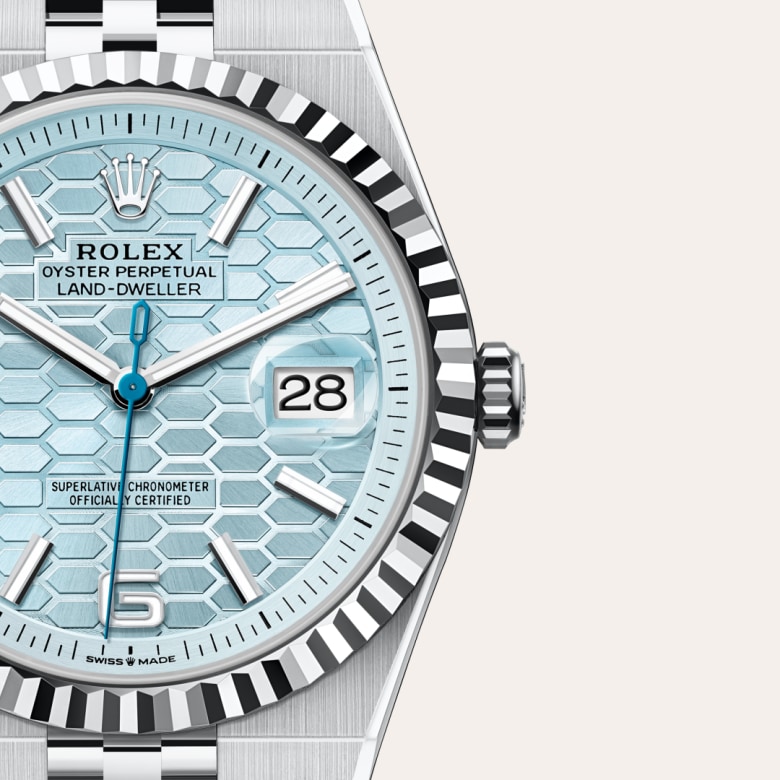 rolex Land-Dweller in Platinum, M127336-0001 - Maison Birks