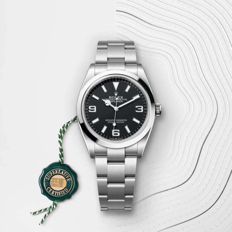 rolex Explorer en acier Oystersteel, M124270-0001 - Maison Birks