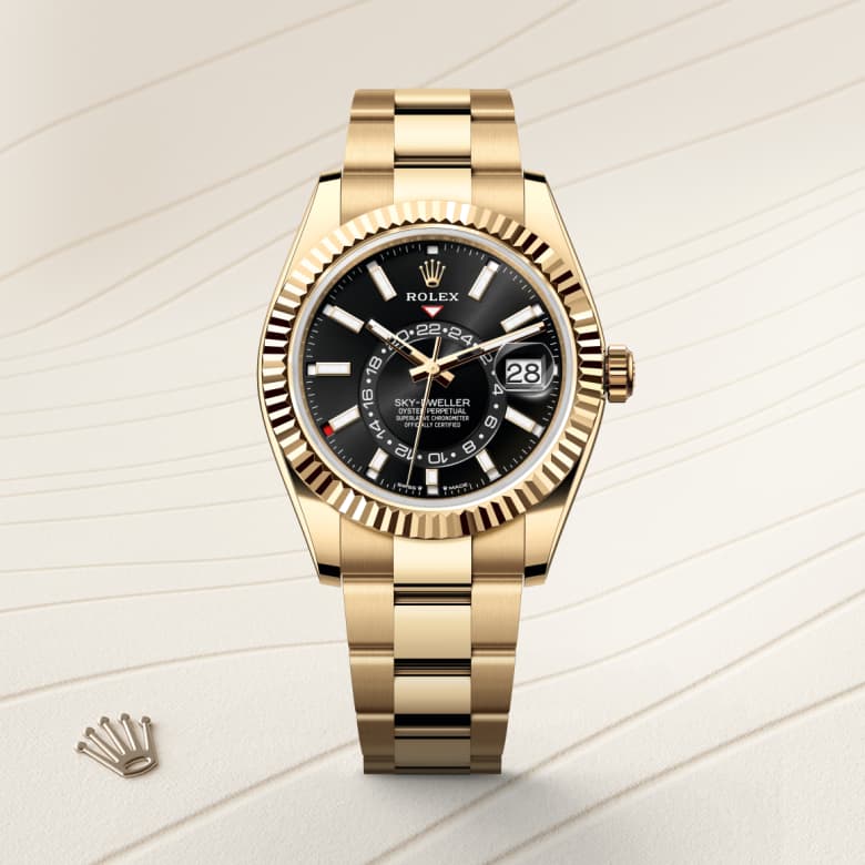 rolex Sky-Dweller en Or jaune 18&nbsp;ct, M336938-0002 - Maison Birks