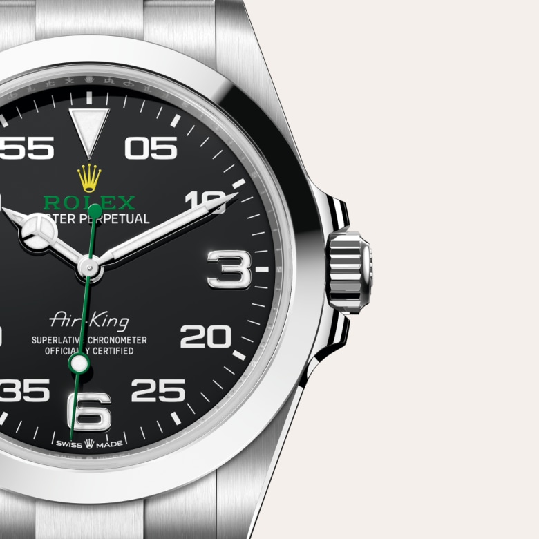 rolex Air-King in Oystersteel, M126900-0001 - Maison Birks