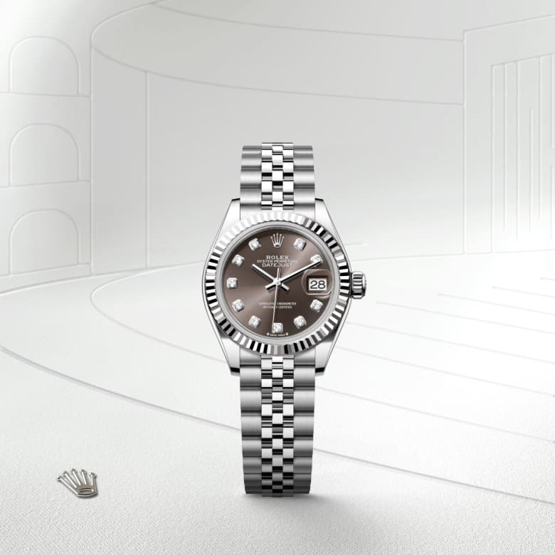 rolex Lady-Datejust en Rolesor gris, M279174-0015 - Maison Birks