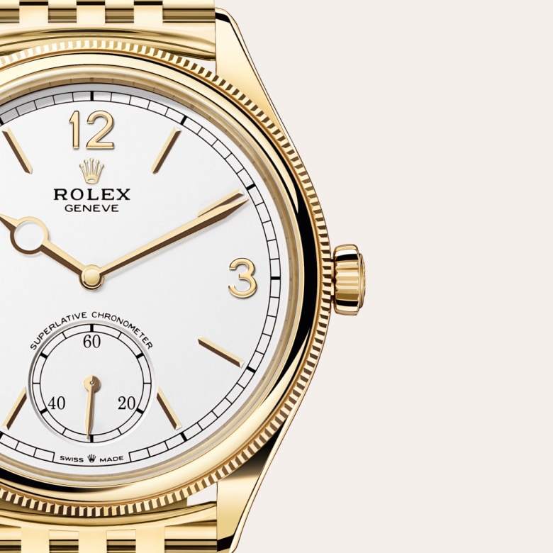 rolex 1908 in 18 ct yellow gold, M52508-0006 - Maison Birks