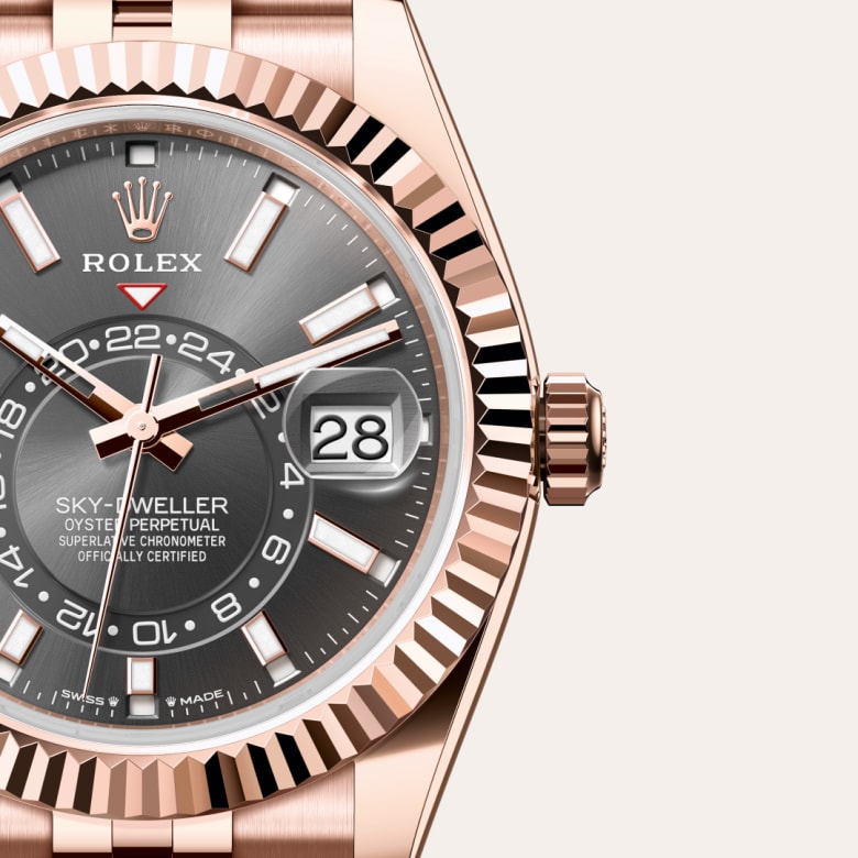 rolex Sky-Dweller en Or Everose 18&nbsp;ct, M336935-0008 - Maison Birks