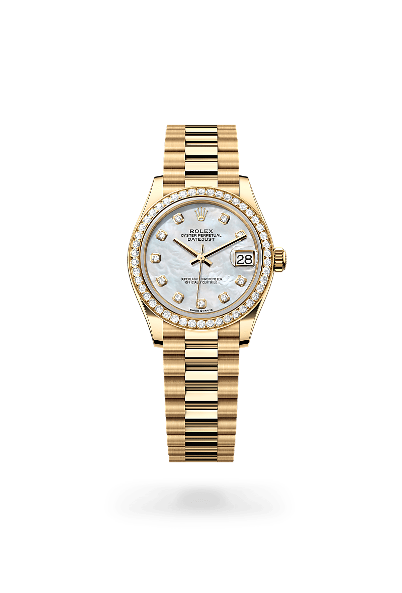 rolex Datejust en Or jaune 18 ct, M278288RBR-0006 - Maison Birks
