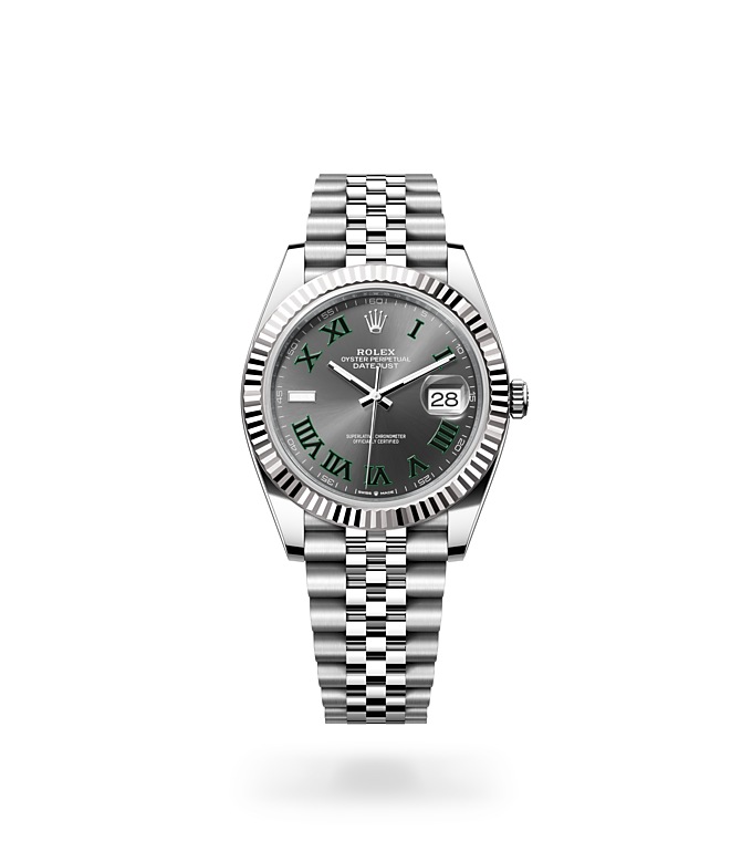 Rolex datejust 41 store oystersteel and white gold