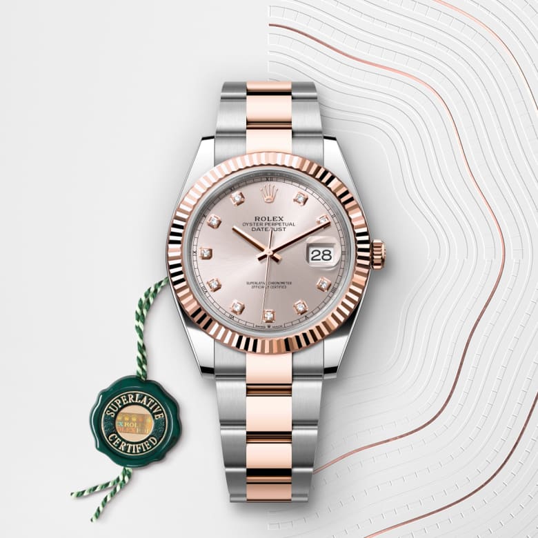 rolex Datejust en Rolesor Everose, M126331-0007 - Maison Birks