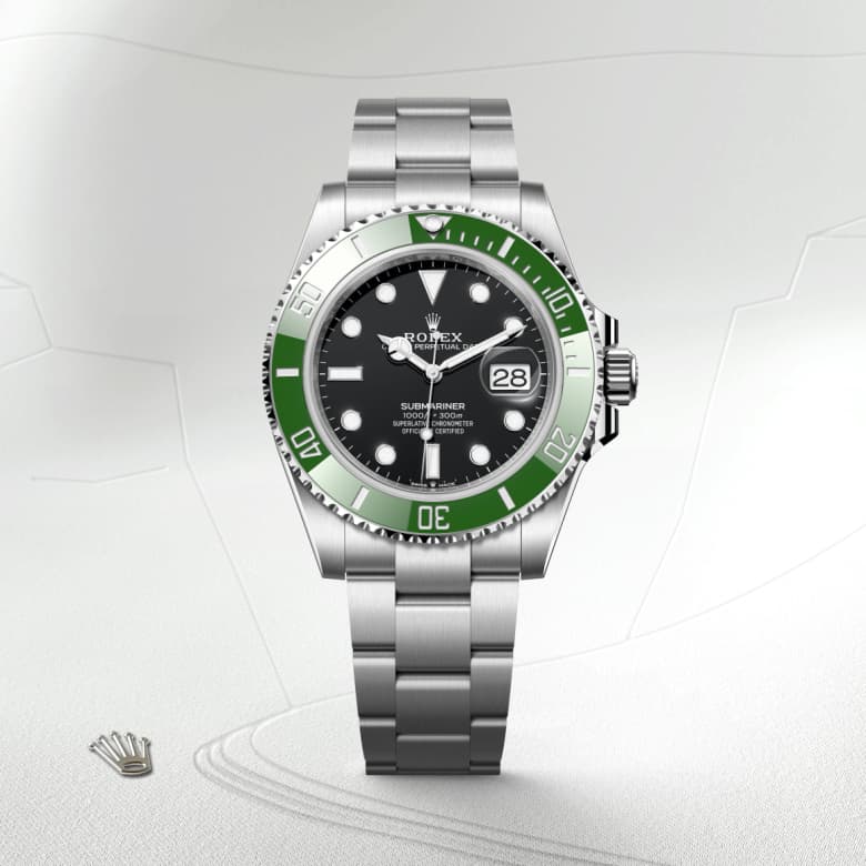 Rolex Submariner en acier Oystersteel, M126610LV-0002 - Maison Birks