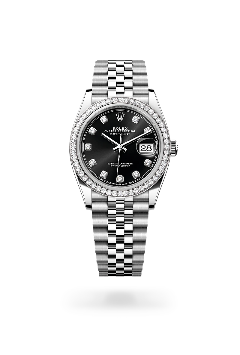 rolex Datejust en Rolesor gris, m126284RBR-0019 - Maison Birks