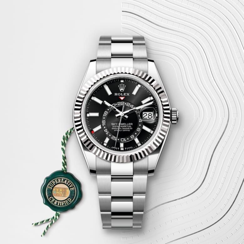 rolex Sky-Dweller en Rolesor gris, M336934-0007 - Maison Birks