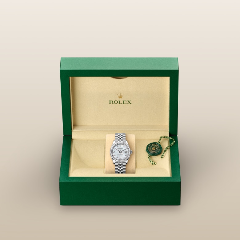 rolex Datejust en Rolesor gris, M278384RBR-0008 - Maison Birks