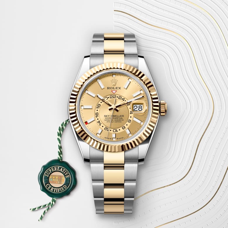 rolex Sky-Dweller in Yellow Rolesor, M336933-0001- Maison Birks