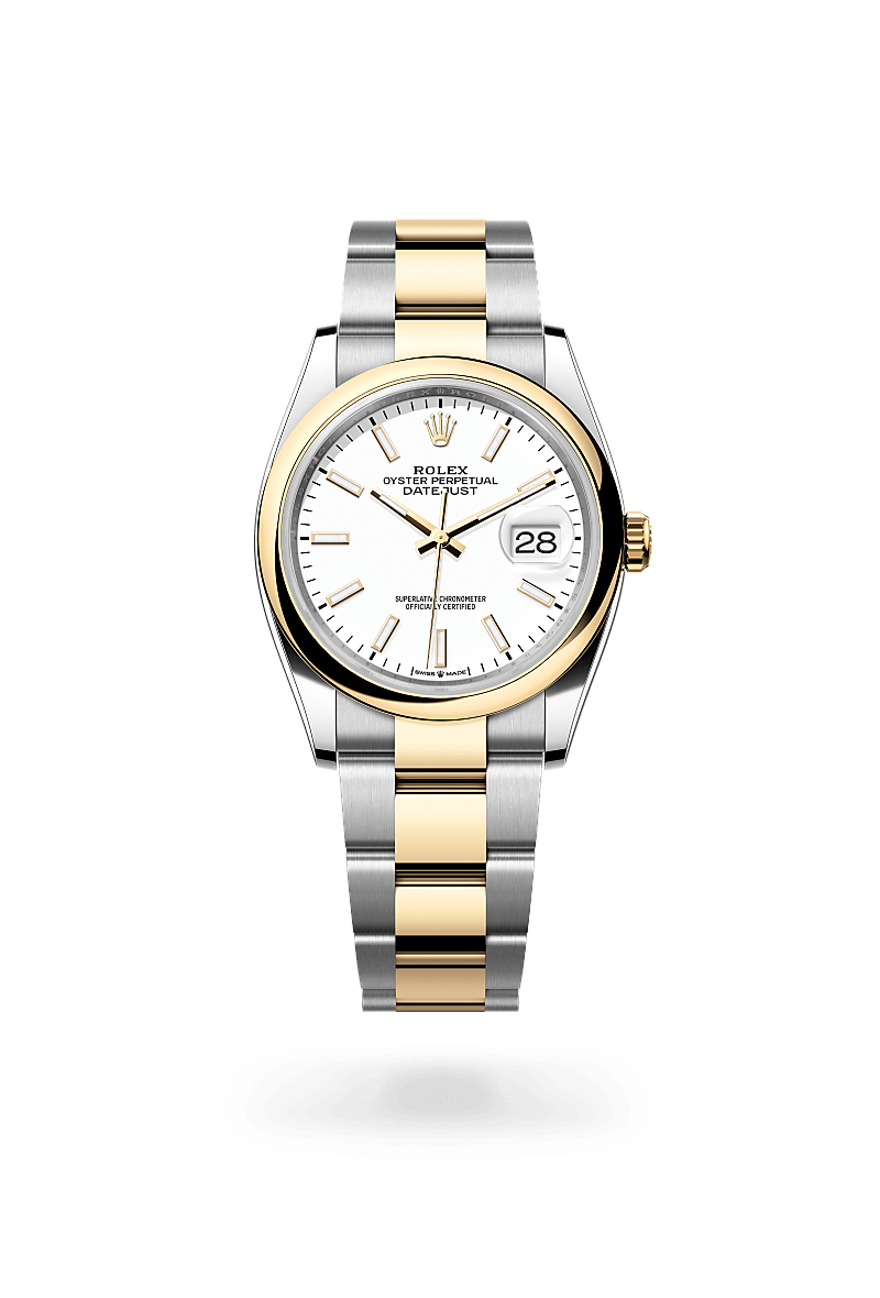 rolex Datejust in Yellow Rolesor, M126203-0020 - Maison Birks