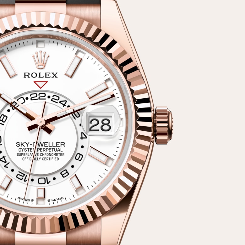 rolex Sky-Dweller en Or Everose 18 ct, M336235-0003 - Maison Birks