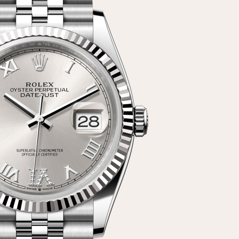 rolex Datejust en Rolesor gris, M126234-0029 - Maison Birks